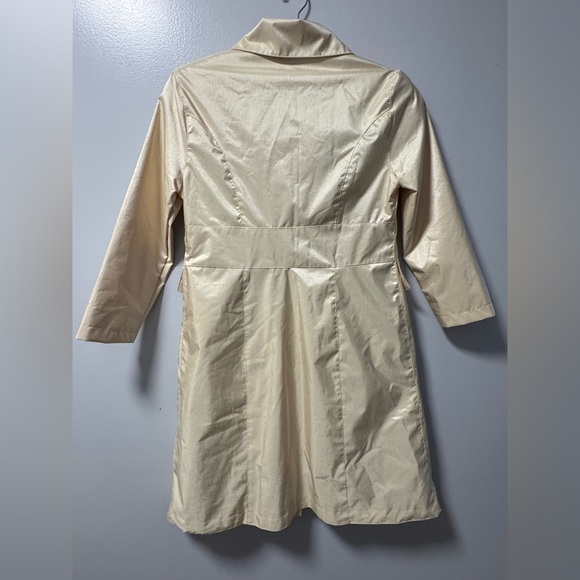 Rothschild Kids shiny Beige jacket with matching hat Euc 12 - Picture 4 of 13